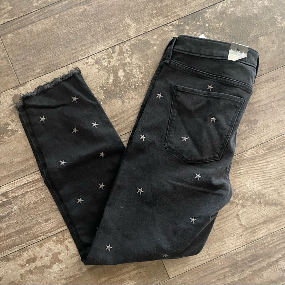 AF ankle jeans with embroidered stars